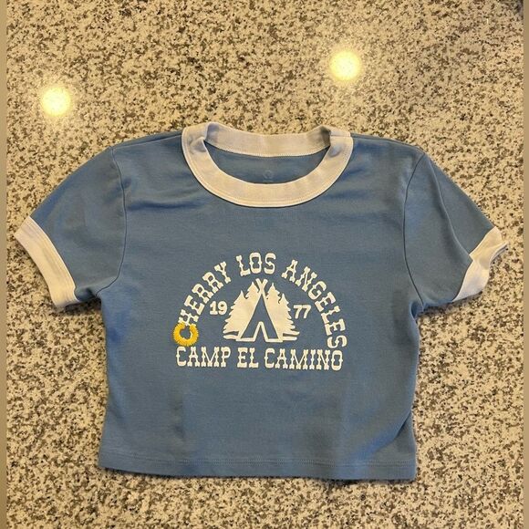 Tops - Cherry LA women’s crop top